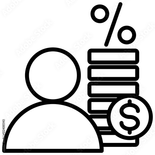 Equity Outline Icon