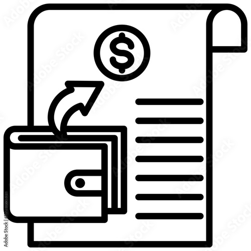 Expenditure Outline Icon