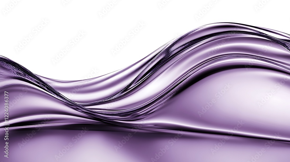 Obraz premium Abstract Purple Liquid Wave Design Background