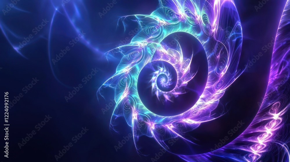 Glowing Spiral Galaxy Glowing Spiral Galaxy