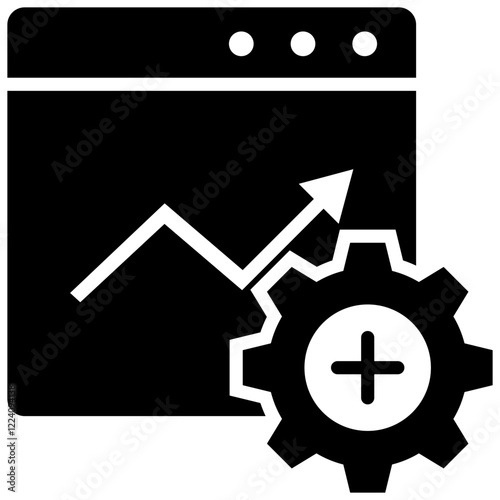 Optimization Glyph Icon