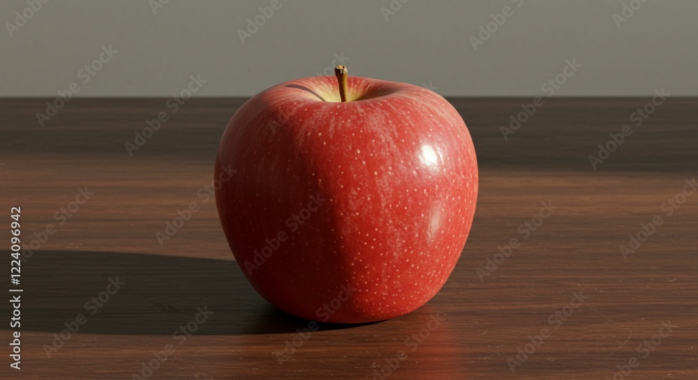 Red Apple on Wooden Table Still Life Photography Fruit Food Healthy Eating Red Apple on Wooden Table Still Life Photography Fruit Food Healthy Eating