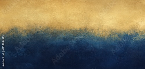 Deep blue to gold gradient, complemented by a soft suede texture