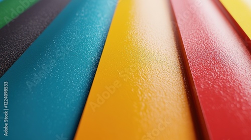 Grainy Powder Coating Surface: Modern Technology and Innovation in Action. A Visual Representation of Advanced Industrial Design and Manufacturing Techniques.