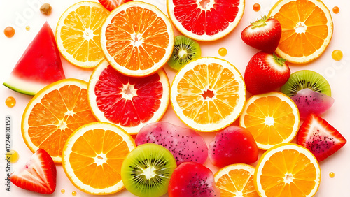 citrus fruit background