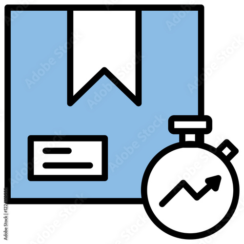 Productivity Blue Black Icon
