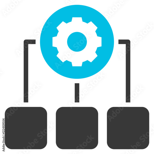 Field Specific Glyph Blue Grey Icon