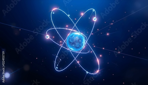 Wallpaper Mural Exploring the Quantum Realm: A Journey into Atomic Structure and Subatomic Particles Torontodigital.ca