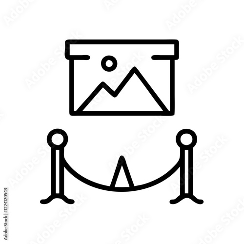 art gallery icon design