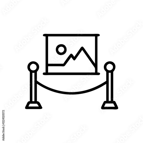 art gallery icon design