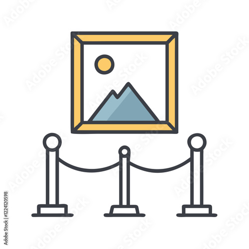 art gallery icon design