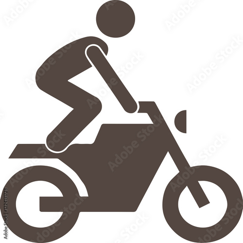 The motorbike design with color