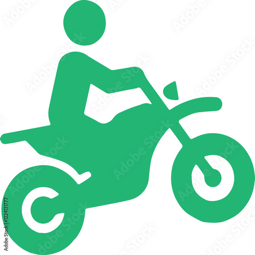 The motorbike design with color