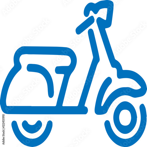 The motorbike design with color