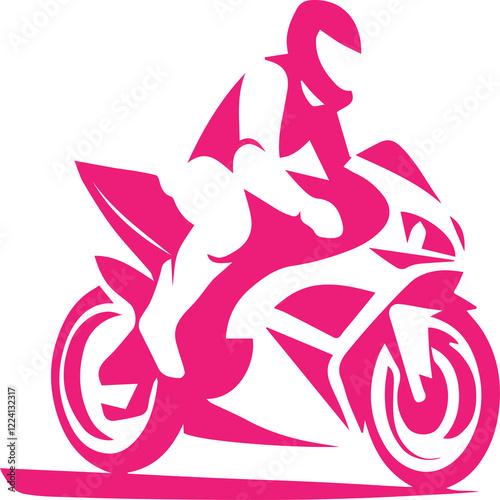 The motorbike design with color