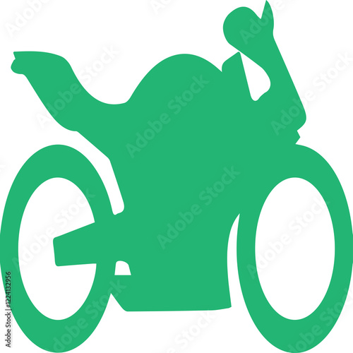 The motorbike design with color