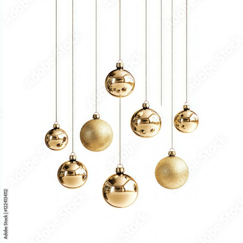 Hanging Baubles Isolated