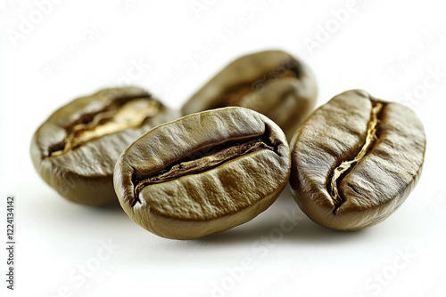 Green Coffee Bean Isolated