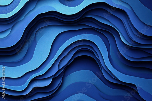 Gradient Blue Background Ve...