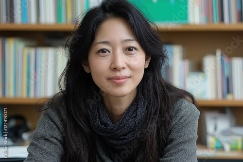 Teacher At Desk
