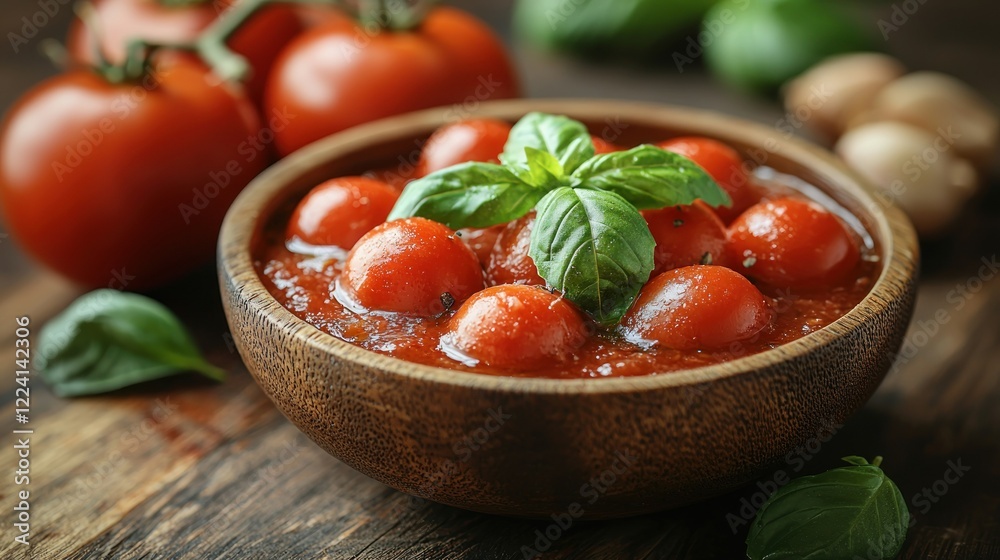 Delicious Homemade Tomato Sauce with Basil Delicious Homemade Tomato Sauce with Basil