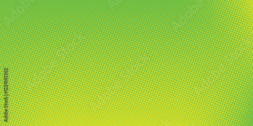 Dots halftone yellow green color pattern gradient texture background. vector ilustration