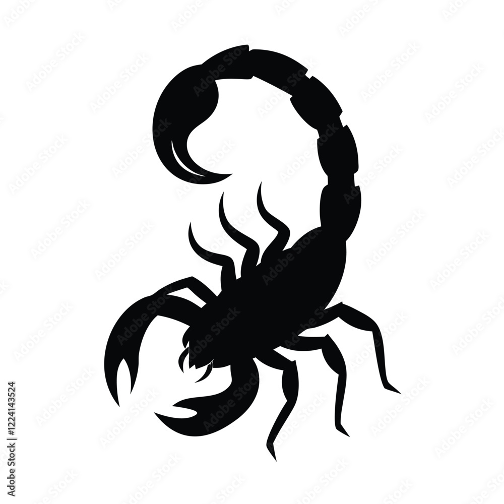 scorpion isolated on white vector Illustration scorpion isolated on white vector Illustration