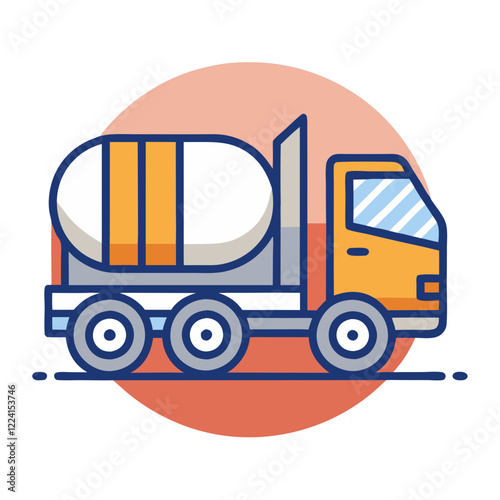 cement truck icon design