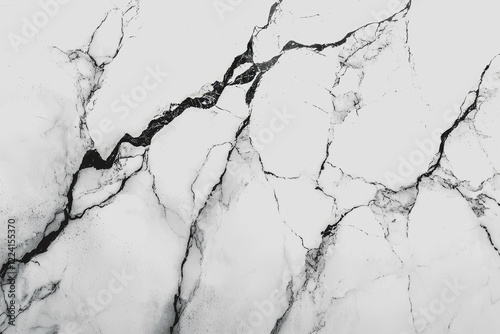 White marble texture background with natural patterns and variations suitable for design and artistic projects photo