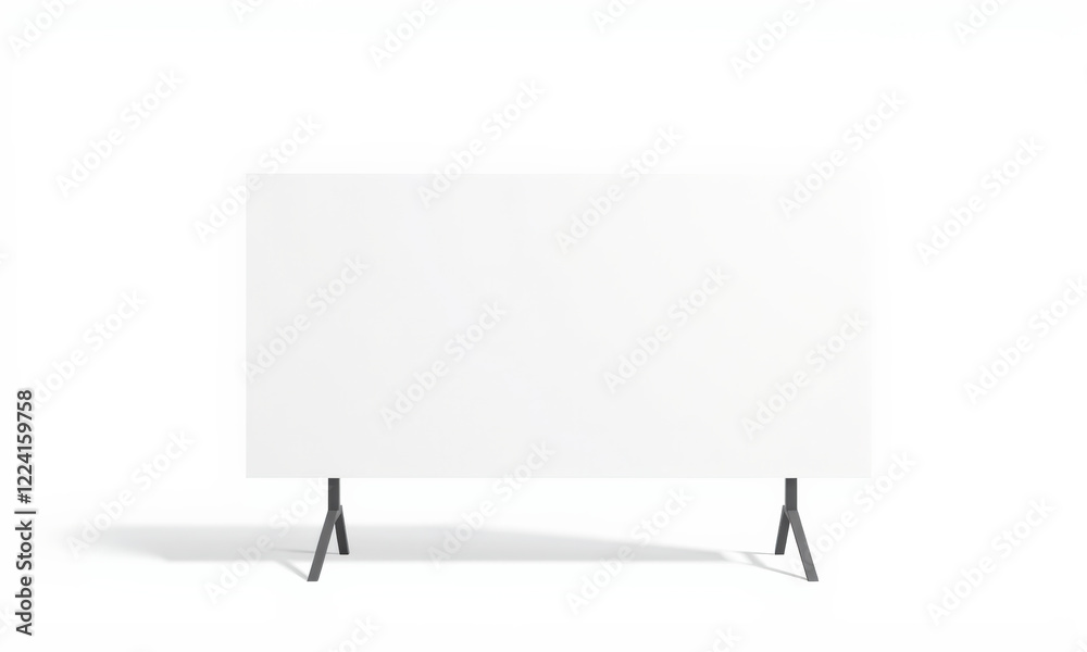 blank banner stand mockup on white background, ideal for presentations and advertising. Perfect for showcasing designs or messages in professional setting blank banner stand mockup on white background, ideal for presentations and advertising. Perfect for showcasing designs or messages in professional setting