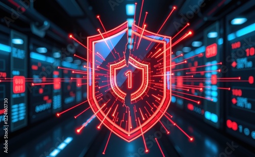 A shield and padlock symbolizing robust protection against computer viruses, ensuring secure and safe digital experiences.