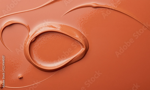 Smooth chocolate surface with rich, creamy texture, ideal for desserts and confections. Perfect for culinary presentations and food photography photo