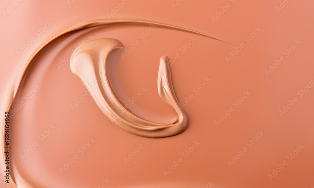 Smooth chocolate surface with creamy texture and rich color, ideal for desserts or culinary presentations Smooth chocolate surface with creamy texture and rich color, ideal for desserts or culinary presentations