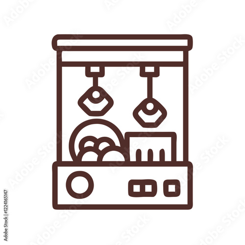 claw machine icon design