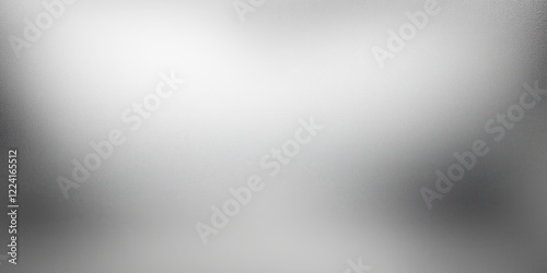 Smooth Silver Gray Grainy Noisy Gradient Background Subtle Metallic Texture Banner Backdrop
