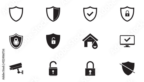 Security icon set