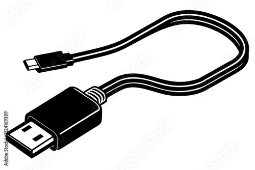  usb cabol silhouette