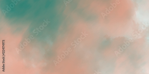 Abstract colorful cloudy watercolor paper texture background. Beautiful cirrus clouds. sky Grunge watercolor paint splash and stains in elegant background.	
