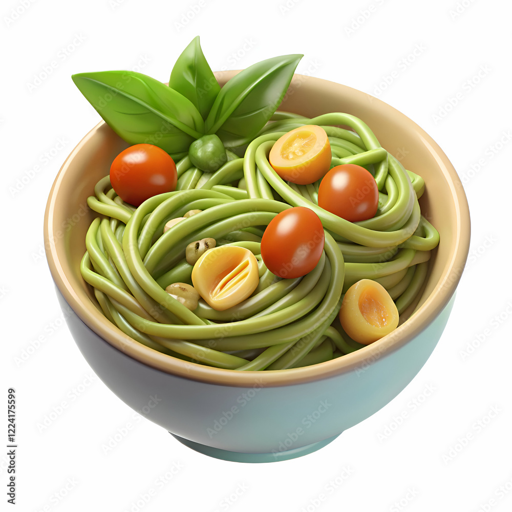 Green Pasta with Cherry Tomatoes and Basil Green Pasta with Cherry Tomatoes and Basil