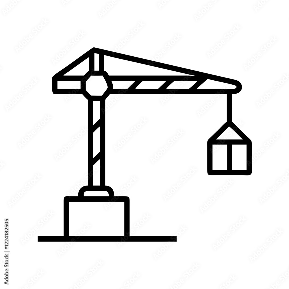 container crane icon design container crane icon design