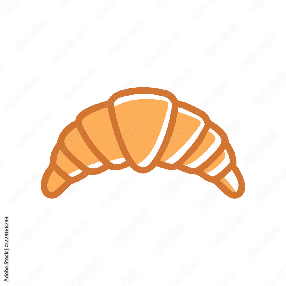 croissant icon design