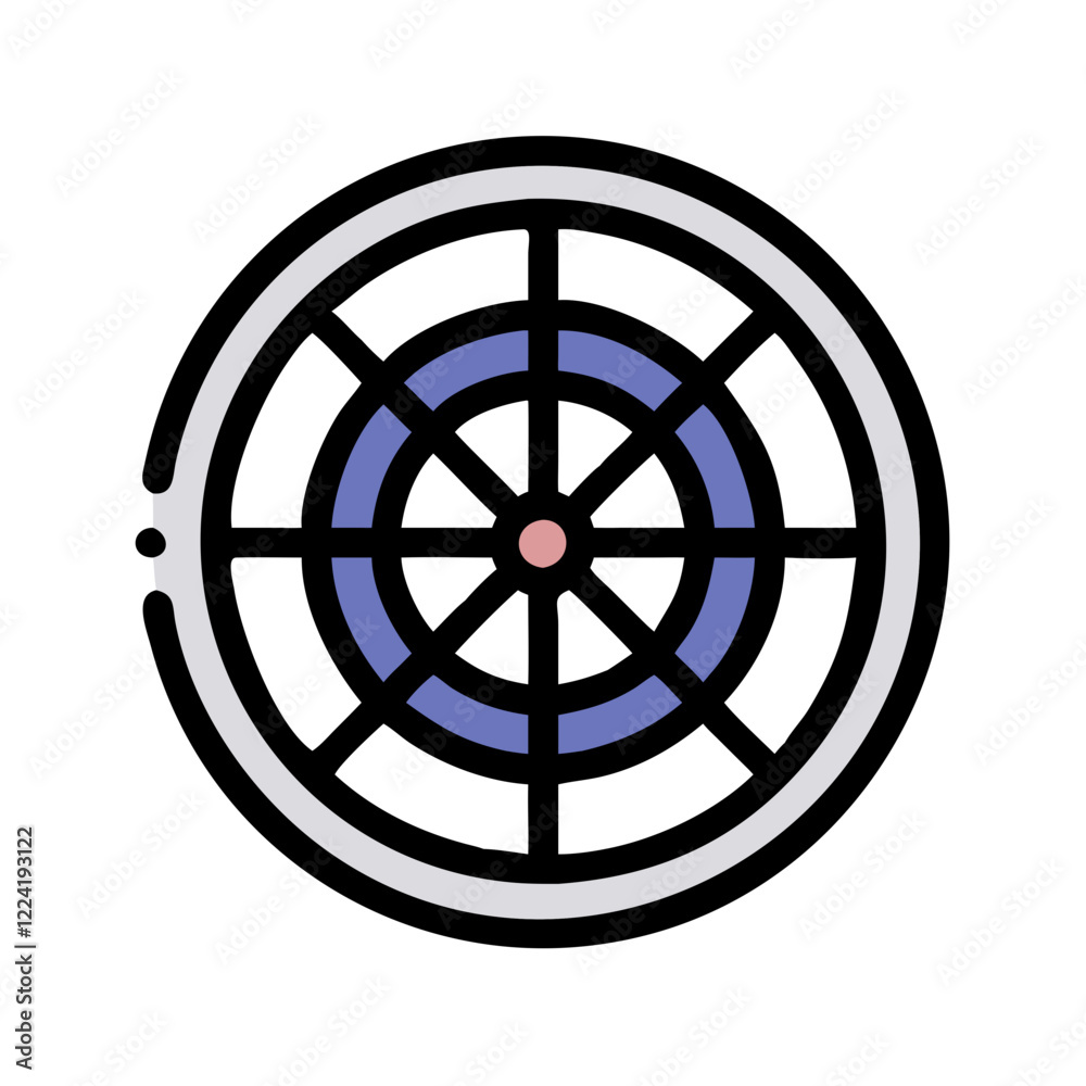 dart board icon design