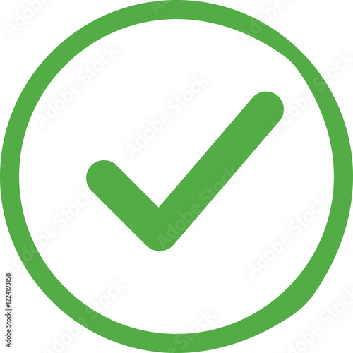 line green Tick mark approved . Check mark icon symbols . symbol for website computer and mobile  green tick verified badge icon. Social media official account tick symbol