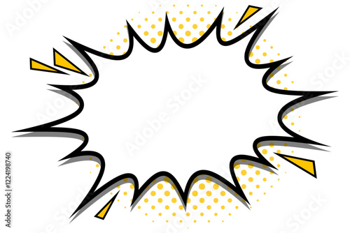 アメコミ爆発ふきだし