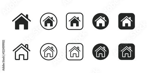 Home, house, building, housing, architecture, buildings, Outline icon, signs and more, perfect for websites, apps, and print projects; these scalable icons are fully customizable for print.