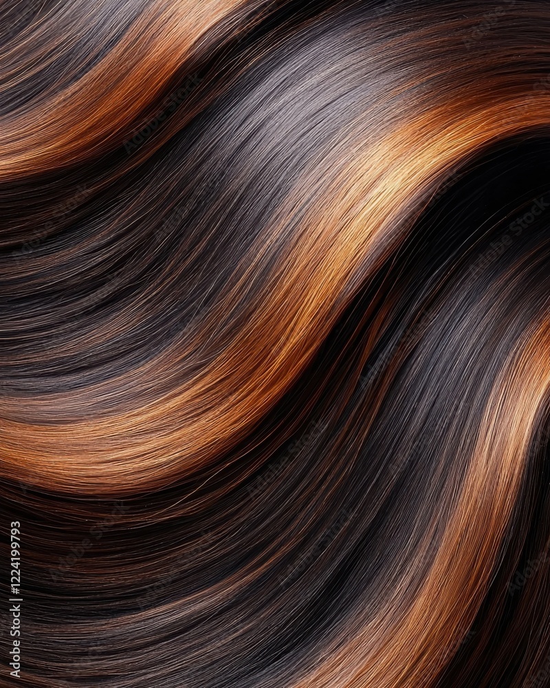 Macro shot of dark wolverine fur with rich brown highlights natural setting close-up view of texture Macro shot of dark wolverine fur with rich brown highlights natural setting close-up view of texture