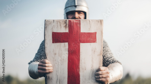Knight with Shield: A knigh...