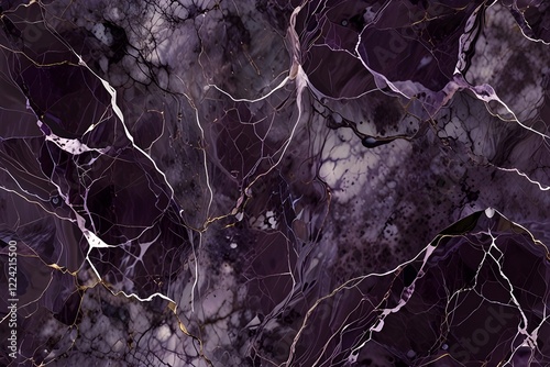 Wallpaper Mural Glossy purple marble textured background Generative AI Torontodigital.ca