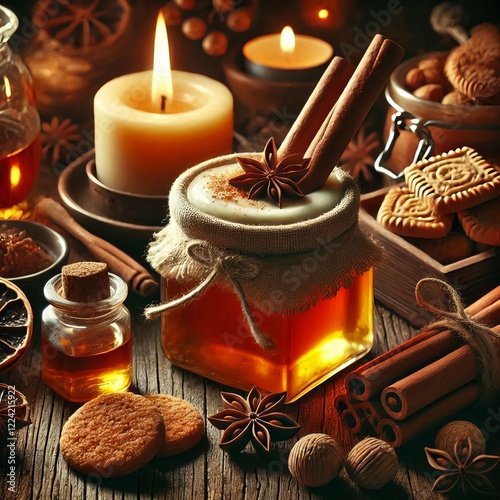 Cinnamon dolce s warm spicy essence wafts up conjuring memories photo