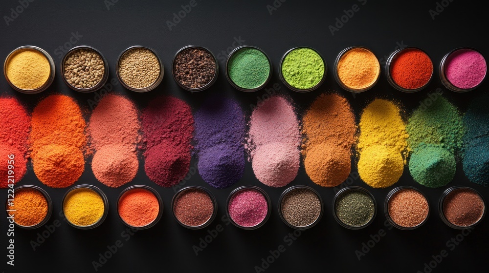 Vibrant Rainbow of Spices: A Culinary Spectrum Vibrant Rainbow of Spices: A Culinary Spectrum